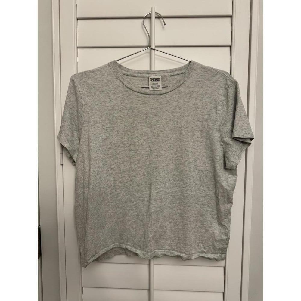 Pink by Victoria’s Secret gray t-shirt‎ size Large